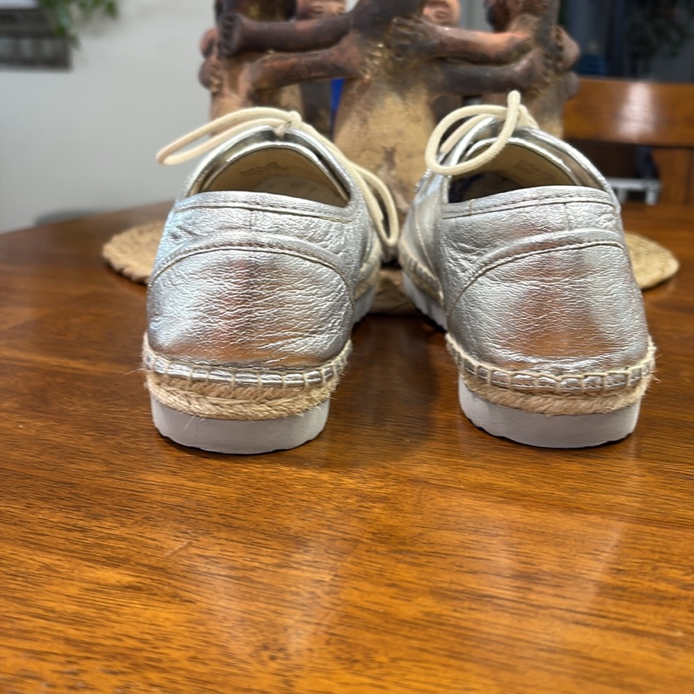 Michael Kors Silver Espadrille Interior - Picture 6 of 9